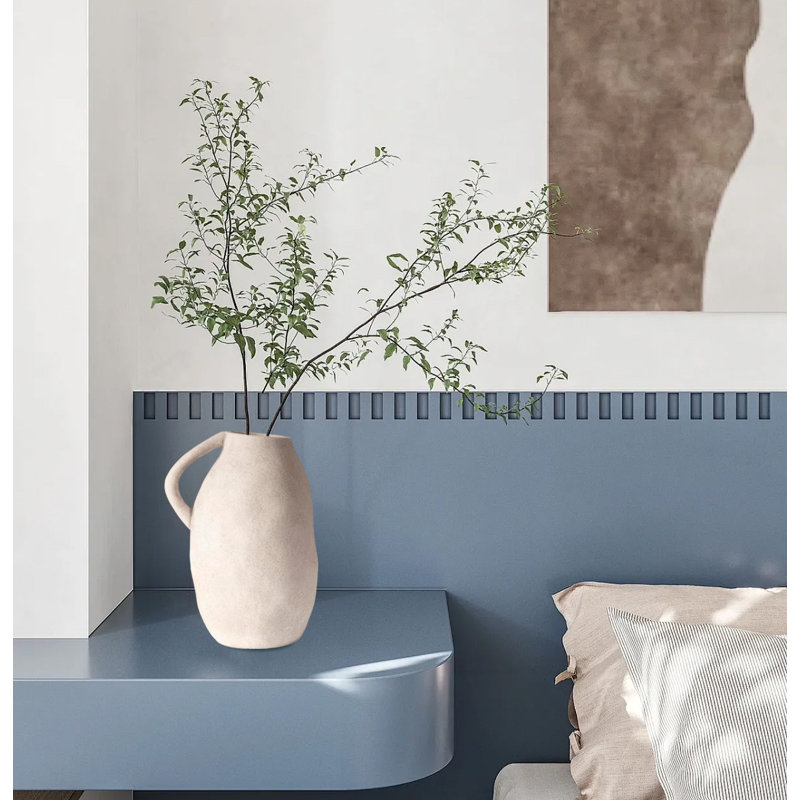 Ceramic Vase With Handle,Decorative Vase