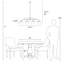 Benee 4 - Light Matte Black Kitchen Island Pendant