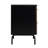 Elegant Linaris 18'' W Nightstand – Mid-Century Modern Rustic 2-Drawer Wood Table with Gold Handles-116176184