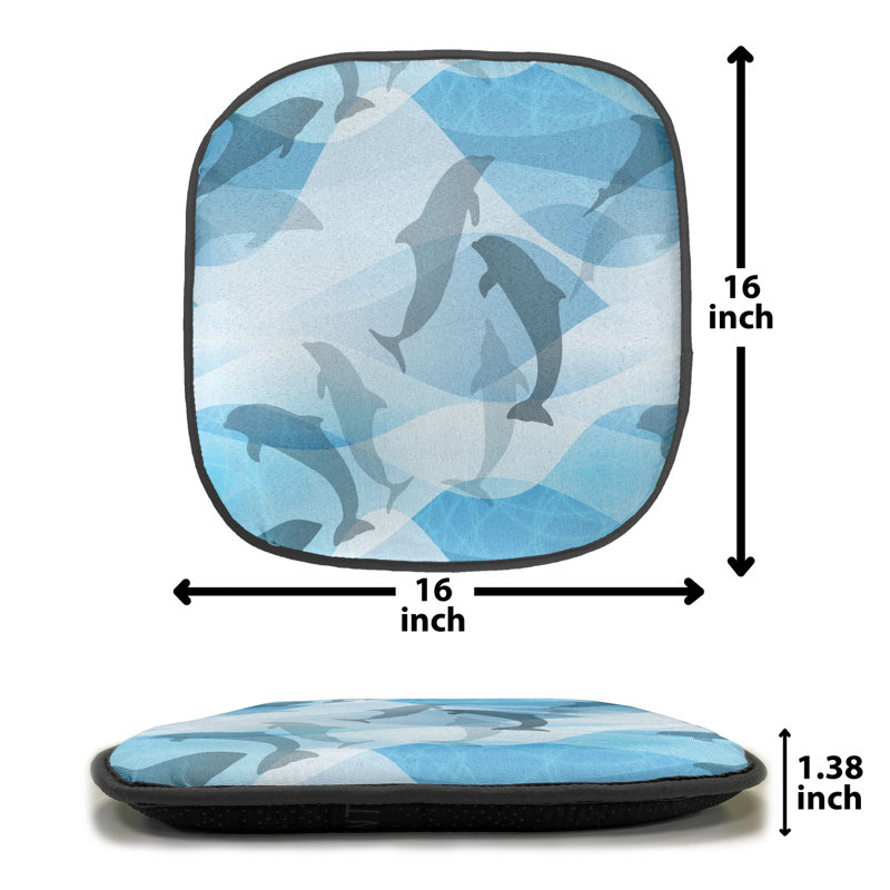 Outdoor 1.38'' Dining Chair Seat Cushion