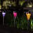 Sliver Low Voltage Solar Powered Integrated LED Metal Pathway Light Pack