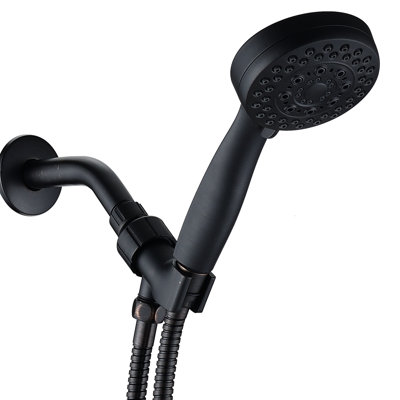 Oil Rubbed Bronze Handheld Shower Head Hose. 5 Mode Adjustable High Spray. Medical Nozzles, Safe And . Abs Construction. Consistent Spray With Low Water . Water Option. Effortless Installation. Enjoy
