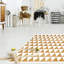 Amber Geometric Vinyl Indoor / Outdoor Area Rug-24399415