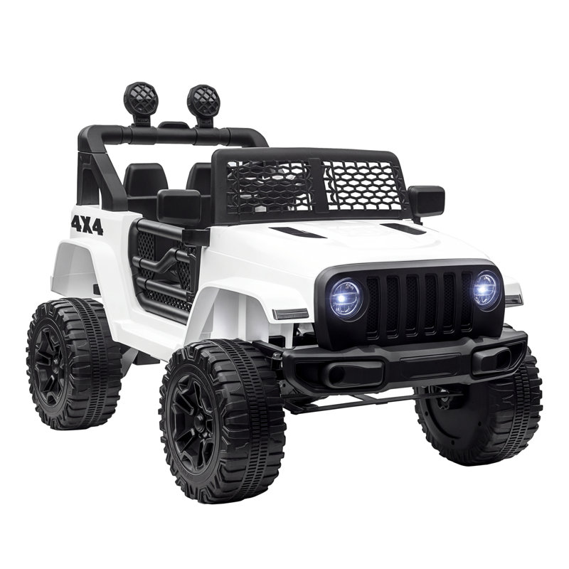 Gorby Isabelle & Max 12V 1 Seater All-Terrain Vehicles Battery Powered Ride On with Remote Control, White