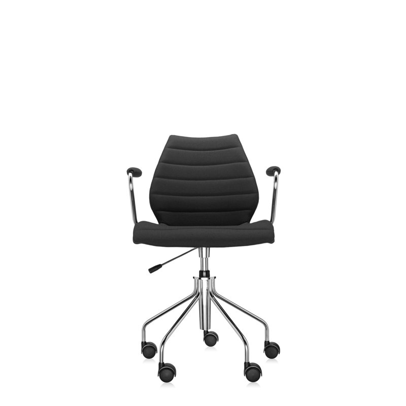 Maui Task Chair, Black, 100% PL Trevira