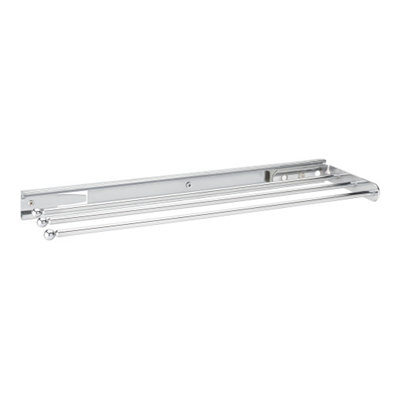 Rev-A-Shelf Undersink 3-Prong Pullout Dish Towel Bar for Kitchen, Bathroom, or Laundry Room