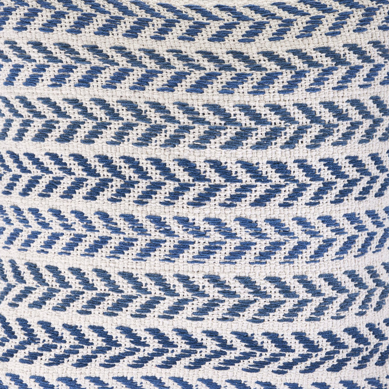 Coussin 100% coton tissé à la main, Marine, Housse de coussin seulement - sans coussin