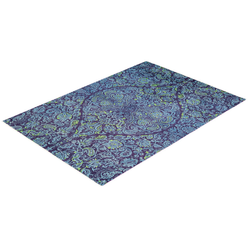 Tyja One-of-a-Kind 6' 0" X 8' 9" Hand Knotted Area Rug