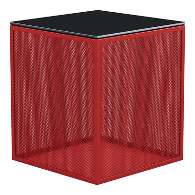 Glass Top End Table