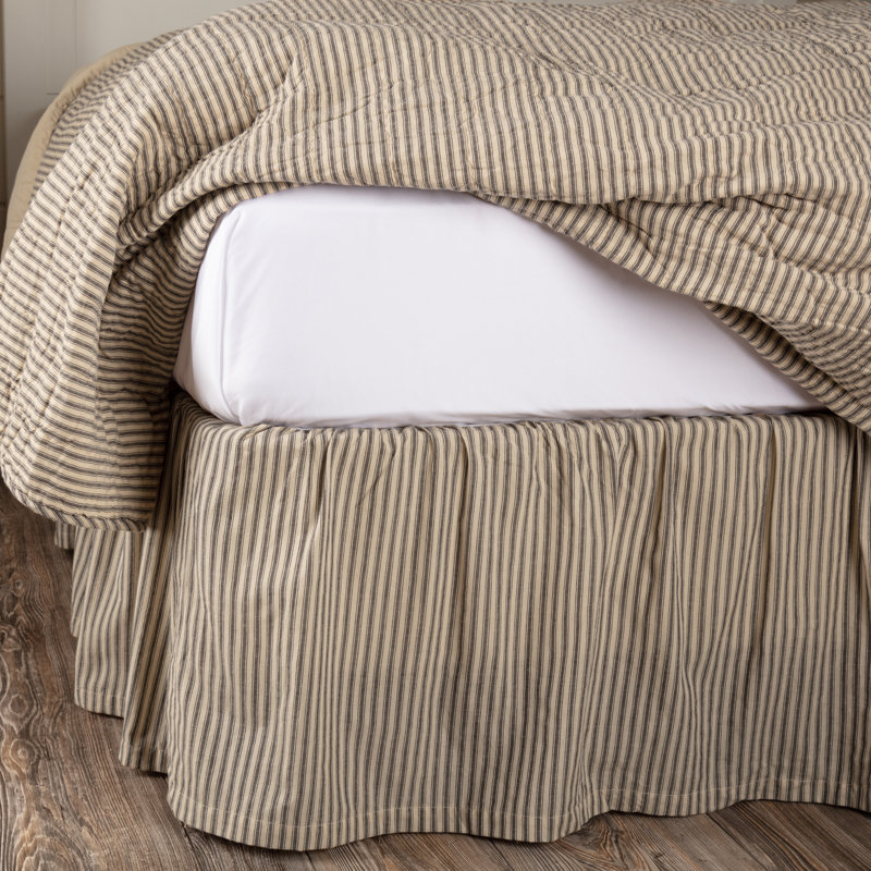 Jupe de lit Sawyer Mill, Simple, Gris anthracite