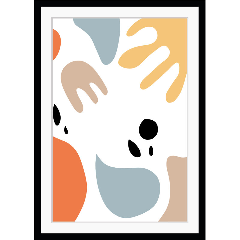 Pattern 1 Piece Single Picture Frame Wall Art