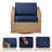 Tiaka 2-Person Swivel Outdoor Seating Group-300930574-300930575