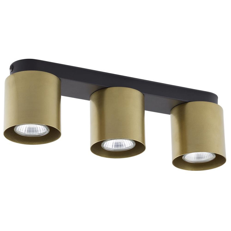 Avenley Flush Mount, Gold, Black