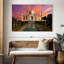 Lever de soleil coloré au Taj Mahal-698257707