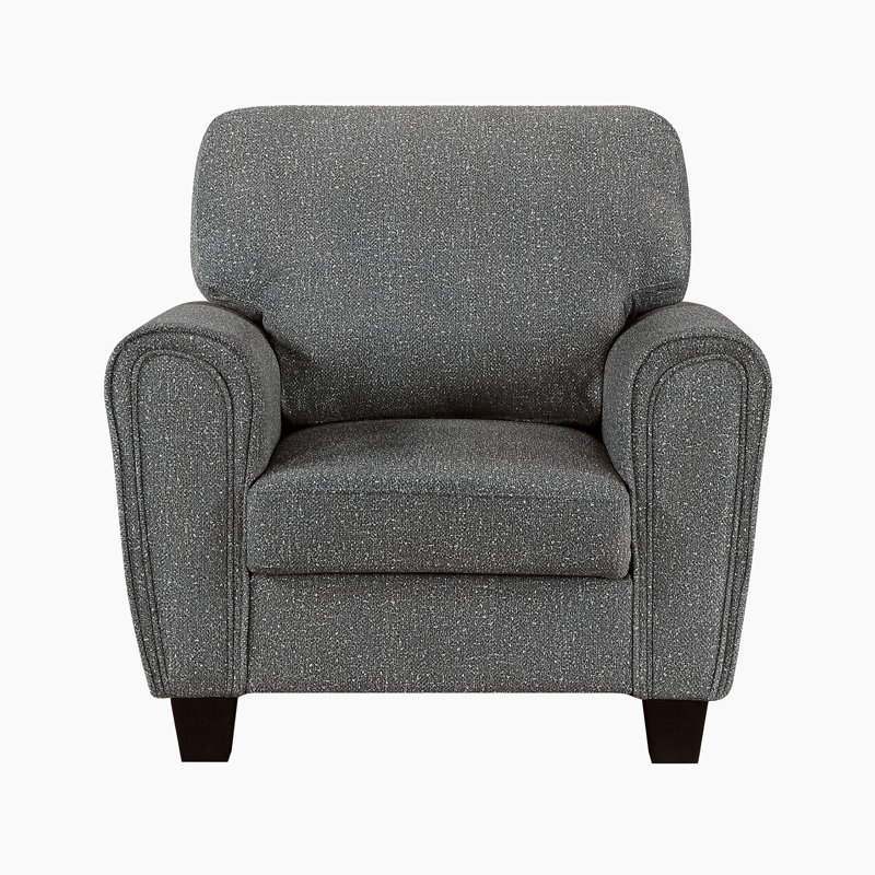 Chaise d'appoint Ochee, Gris foncé
