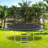 Creationstry 14.1 x 14.1 Round Backyard Trampoline