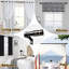 Matte Black Curtain Track/Rail-698457357