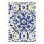 Luthan Cotton Oriental Area Rug in Blue