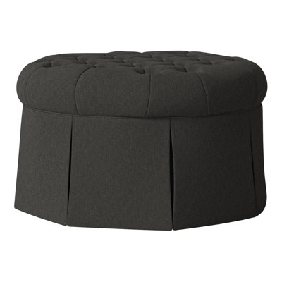 Alma 35" Tufted Round Cocktail Ottoman