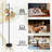 Asiel 65'' Dimmable Black Industrial Tree Floor Lamp with 3 Bulbs Included
