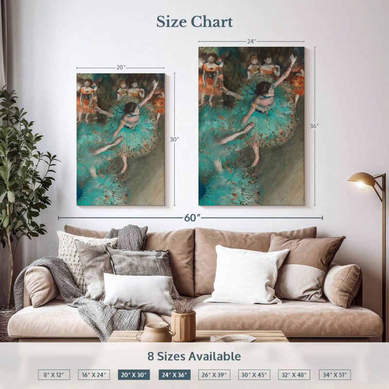 Enn Swaying Dancer 1877, H 36 po x l 24 po