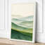 Misty Layered Hills Scandinavian - Wrapped Canvas-1797114653-1797114643