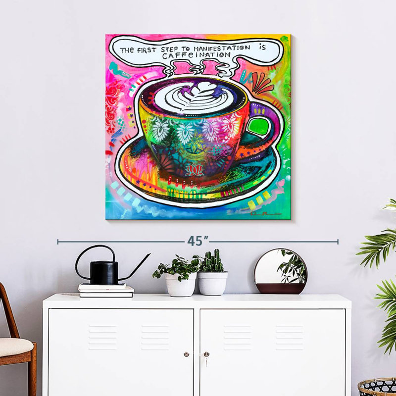 Caféine, H 30 po x l 30 po