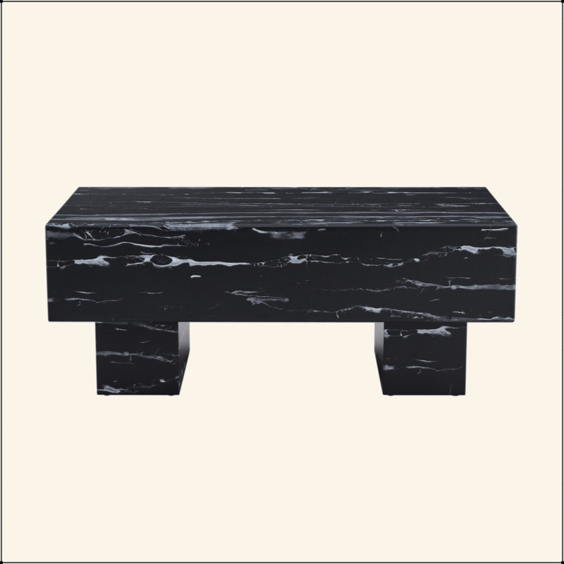 Table basse Brooksburg, Noir