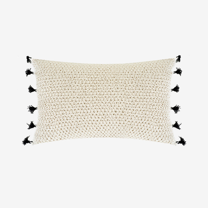 Cibola Cotton Rectangular Cushion Cover, Off White