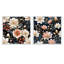 Isabella - Ensemble de 2 collages carrés botaniques abstraits-101856165-101856169