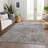 Machine Washable Indoor/Outdoor Xhevrie Ivory Rug-2073092591