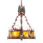Rustic Lodge 3 - Light Chandelier