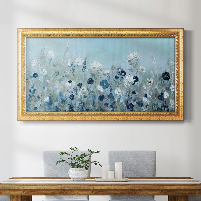 «Teal Light Garden», reproduction d'un seul cadre photo sur toile, H 25 po x l 45 po x P 2,5 po