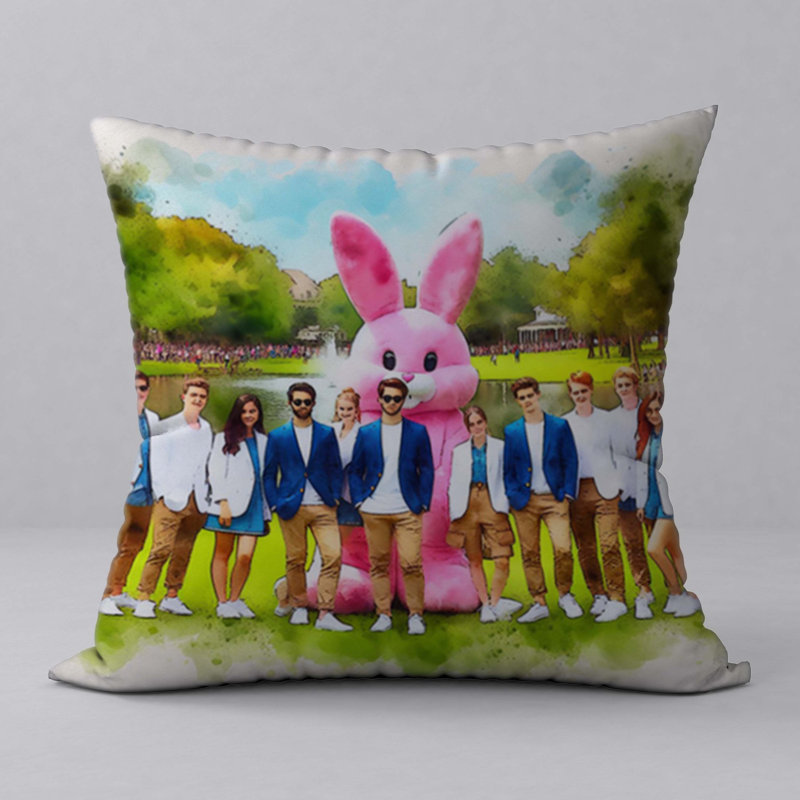 Reversible Throw Pillow