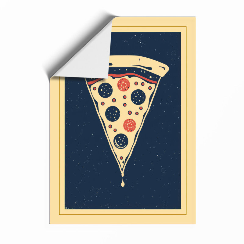 Slice of Midnight Retro - Framed Print, A4 - 29.7 x 21.0 cm, Unframed
