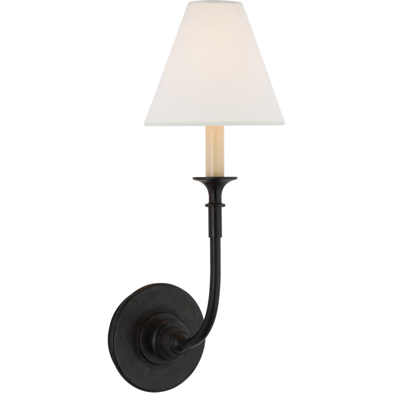 Thomas O'Brien Piaf Single Sconce, Aged Iron