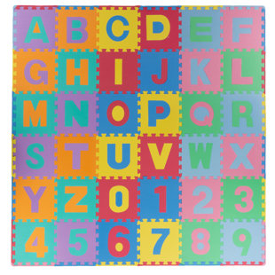 Trademark Games 72.5" Interlocking Alphabet Foam Playmat