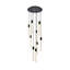 Luminaire suspendu rectangulaire à 9 lumières Aliha-306533357