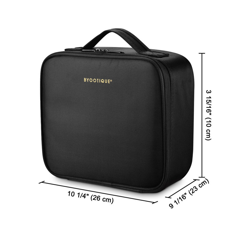 Organisateur de maquillage en tissu , Noir