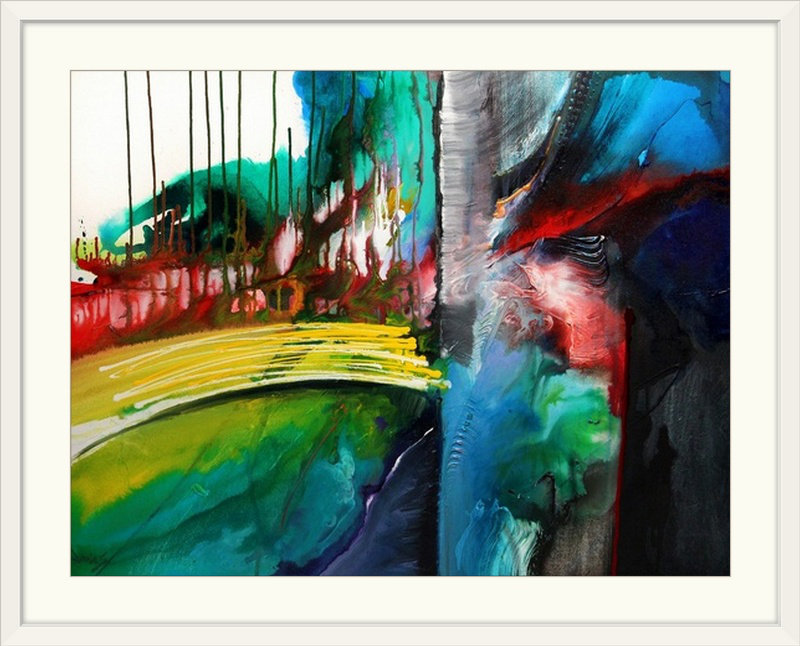 Kirandip Modern & Contemporary, Canvas, 27" H x 36" W x 1.5" D