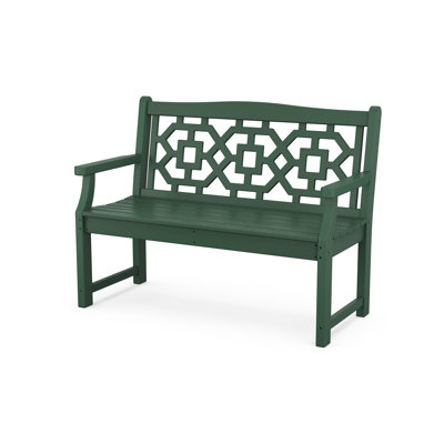 Chinoiserie Outdoor Bench