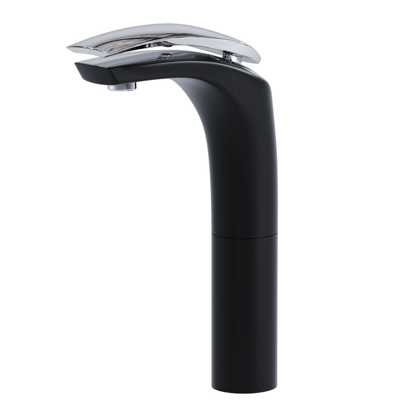 Single-handle Bathroom Faucet, Chrome/Black