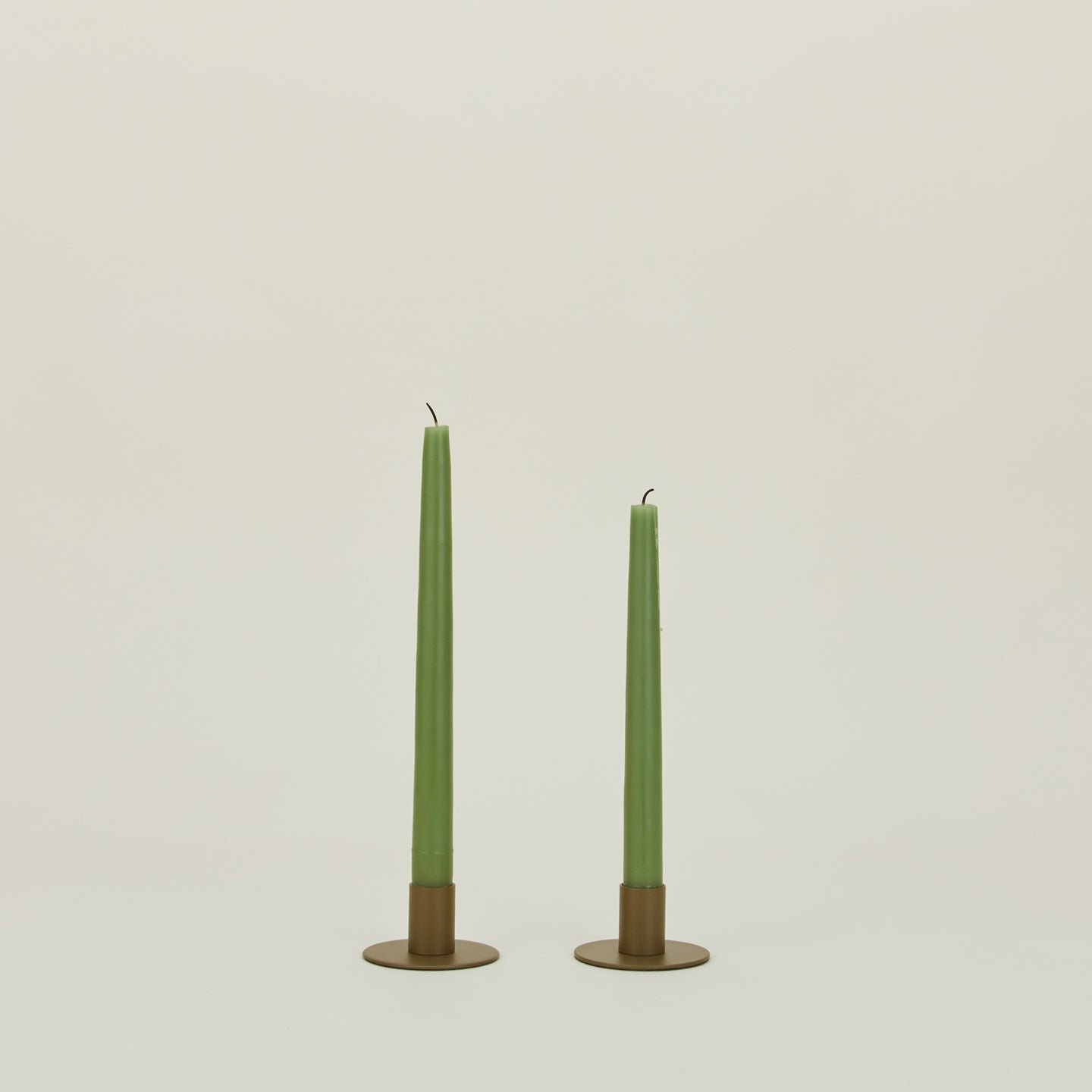 Essential 1.5'' H Stainless Steel Tabletop Candlestick, Olive