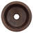12" Round Hammered Bar Sink w/ 2" Drain Opening-99023275