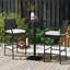 Zanuck Upholstered Counter Stool with Metal Frame-2007250822