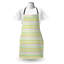Multicolore Bungalow jaune et vert tablier unisexe