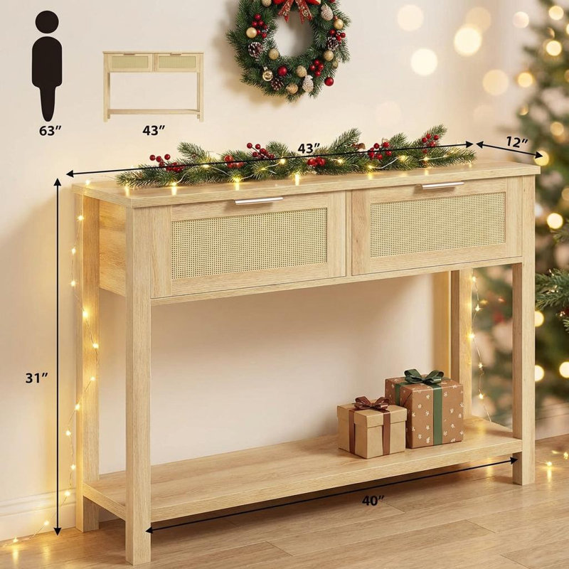 109.2cm Console Table
