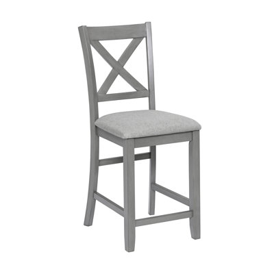 Gray Dining Chairs For Kitchen Or Living Room, Of 4, Upholstered With Linen, Comfortable Sitting, Stable Structure, Easy To Install Any Solid Wood Frame, Seat Cushions, Legs, Ergonomic Design