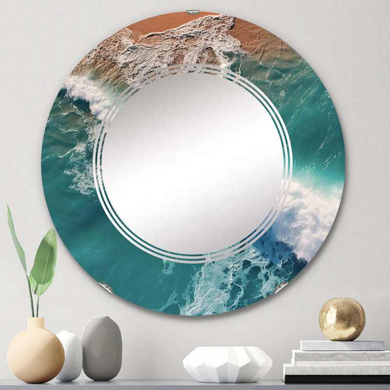Zhaviah Circle Mirror, 24" x 24"