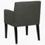 Ensemble de salle à manger 5 pièces gris anthracite et noir-450512044